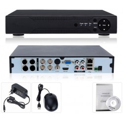 4 channels AHD and IP DVR D7004T